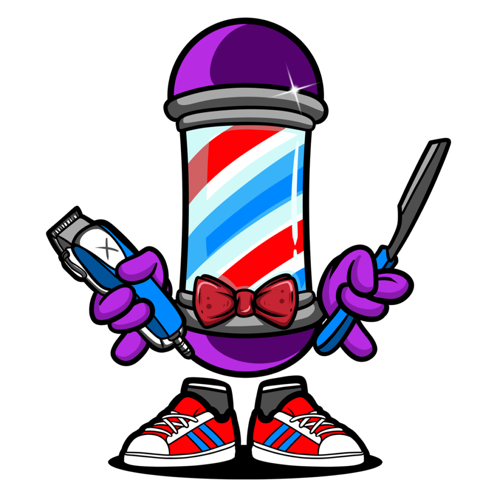 —Pngtree—barber shop logo cartoon_5542845